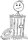 resized stick in can