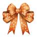 orange fall bow orange fall bow